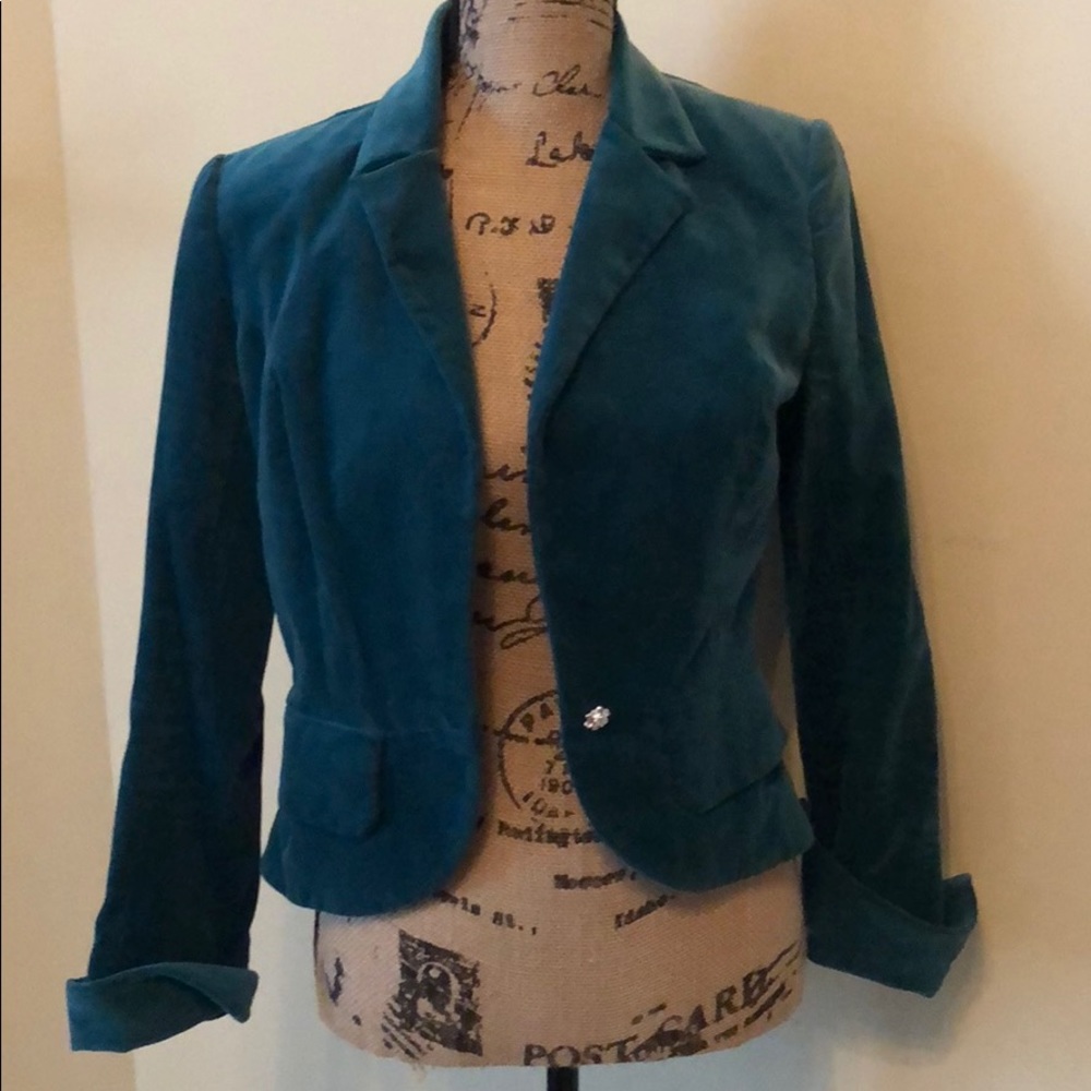 Velvet Blazer Twelfth Street By Cynthnia Vincent